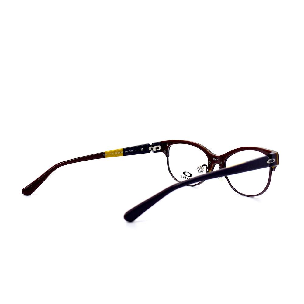 100% AUTHENTIC OAKLEY OX1108 EYEGLASSES DARK PURPLE FRAME NEW - Picture 5 of 10